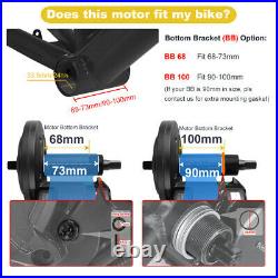 M625 50.4V EBike Conversion kit BAFANG 750W Mid Drive Motor With 19.6Ah Battery