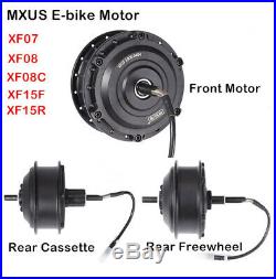 MTB Front/Rear Wheel with MXUS Motor XF07 XF08 XF15 Brushless Hub Drive