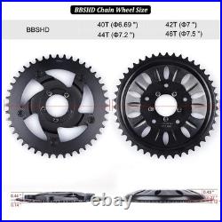 Mid Motor Chainring 42T 44T 46T for Electric Bike Conversion Kit, Ebike Sprocket
