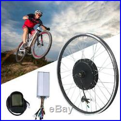 Mountain Bike Conversion Electric Kit 48V 1000W 700'' LCD Instrument Front Drive