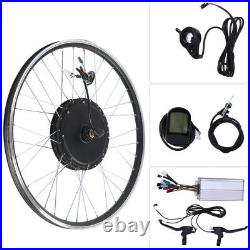 Mountain Bike Conversion Electric Kit 48V 1000W 700'' LCD Meter Front Drive Hot