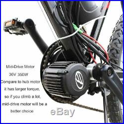 NEW BEWO 350W Mid Drive Electric Bike Bicycle eBike e-Bike Conversion Kit