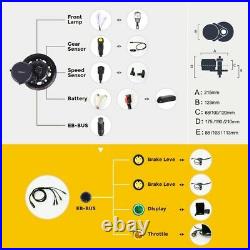 On Sale 48V 750W Bafang 8fun Mid drive Ebike conversion Kit Color screen 68mm