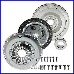 PARTSLINE Clutch Kit 4 Piece Conversion Flywheel 4PCS 220MM Aluminium