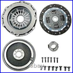 PARTSLINE Clutch Kit 4 Piece Conversion Flywheel 4PCS 220MM Aluminium