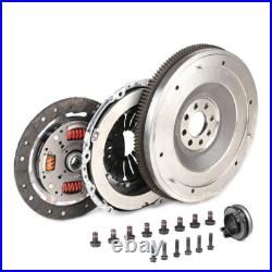 PARTSLINE Clutch Kit 4 Piece Conversion Flywheel 4PCS 220MM Aluminium