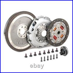 PARTSLINE Clutch Kit 4 Piece Conversion Flywheel 4PCS 220MM Aluminium