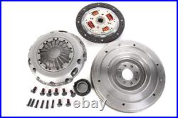 PARTSLINE Clutch Kit 4 Piece Conversion Flywheel 4PCS 220MM Aluminium