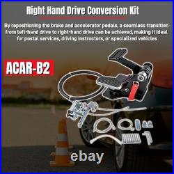 Right Hand Drive RHD Conversion Kit Dual Control Pedals Passenger Side, Fits