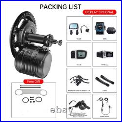 TSDZ8 tongsheng 750W 500W 250W Mid Drive Motor Kit Conversion with torque sensor