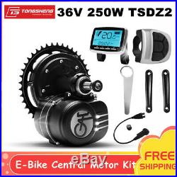 TongSheng TSDZ2 36V 250W Mid Drive Electronic Bike Motor E-Bike Conversion Kits