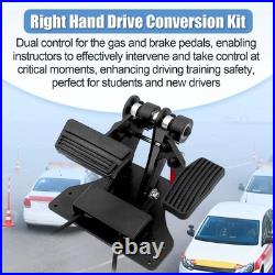 Universal Dual Control Pedal Kit Driving Instructor Gas Brake System PLEASE READ